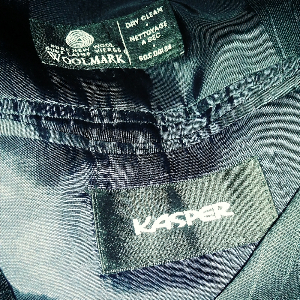 Kasper Blue Pinstripe Suit
